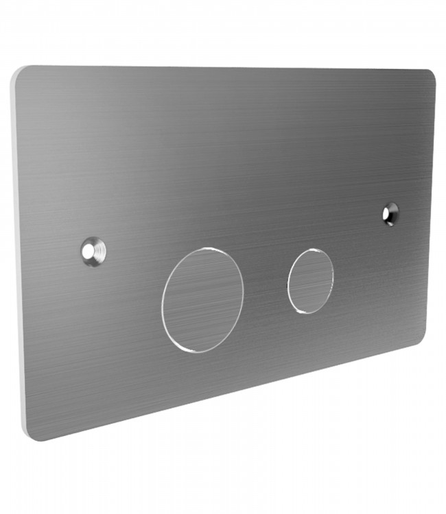 BONGIO TIME2020 Com plate, toilet cistern in brushed steel 316 GEBERIT built-in component