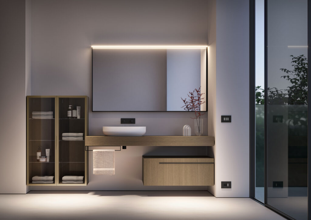 IDEA DOGMA KIT 08 BATHROOM CABINET (VISION OAK)