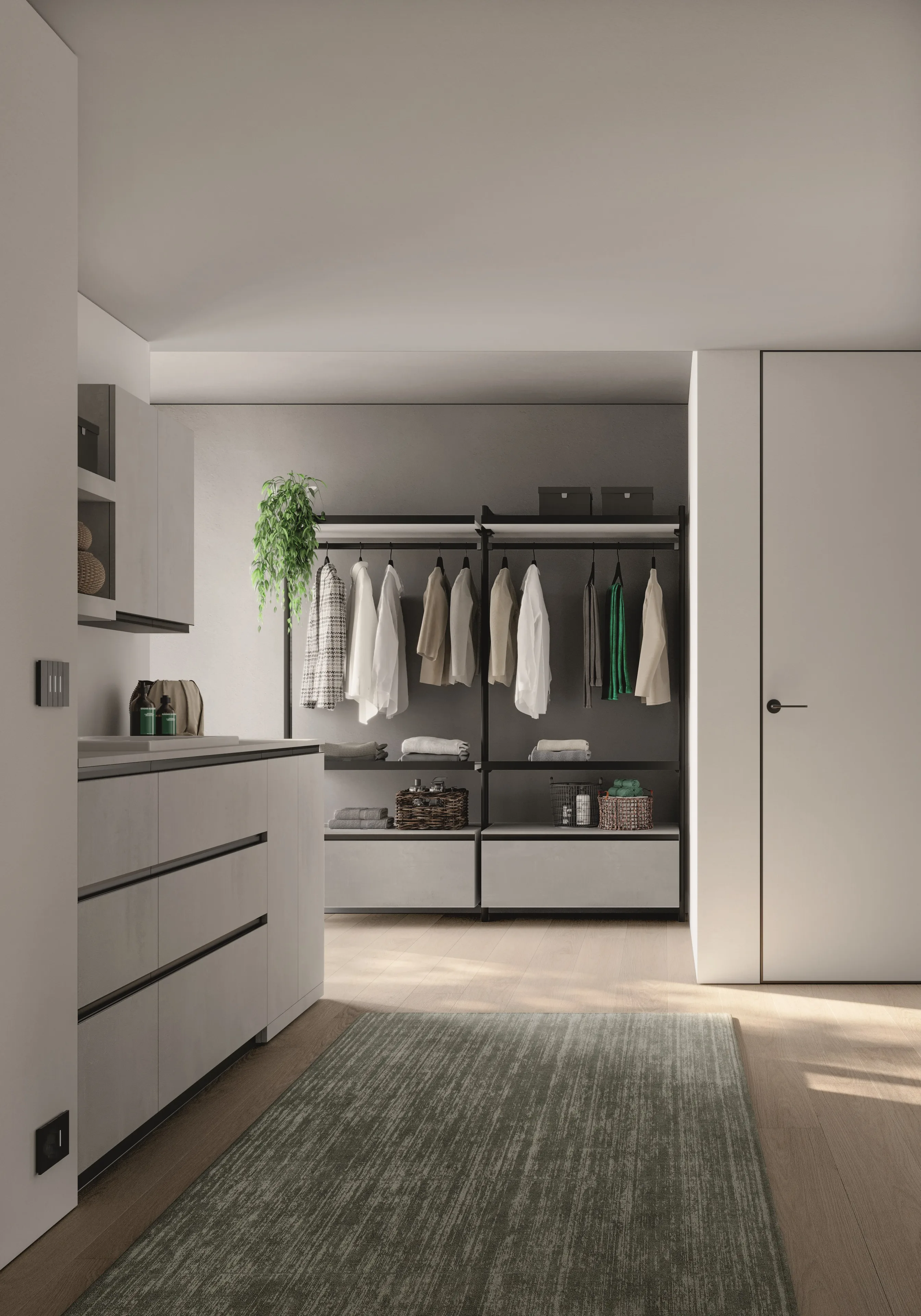 IDEA SPAZIO TIME KIT #09 BATHROOM CABINET (KENA MELAMINE)