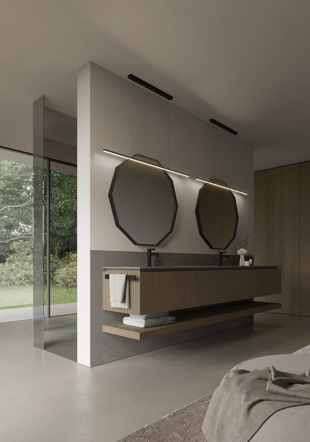 IDEA VIACONDOTTI 01 BATHROOM CABINET (VISION OAK)