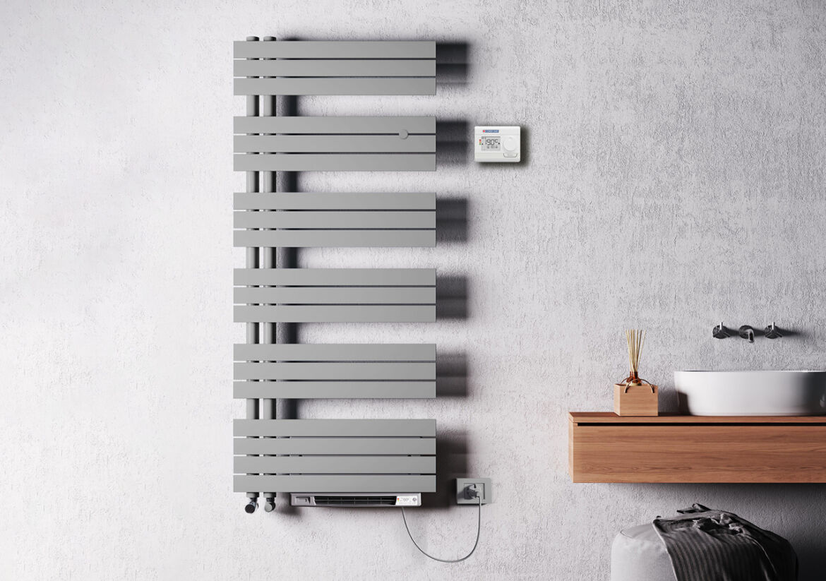 CORDIVARI KELLY 5010 BLOWER MISTO Towel warmer with electric blower ventilation module