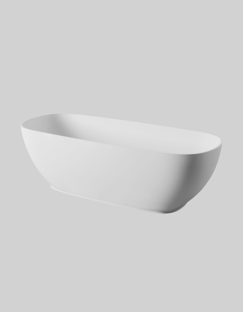 THE.ARTCERAM HOOP FREESTANDING BATHTUB 170X70 IN LIVINGTEC
