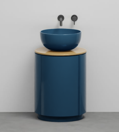 CIELO ARCADIA (Tiberino) kit with COUNTERTOP BASIN - PLATE - CABINET WITH DRAIN