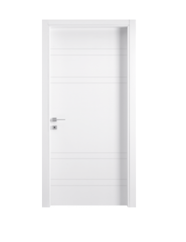PORTALACASA DYNAMC WHITE LACQUERED ( REVERSIBLE HINGED )