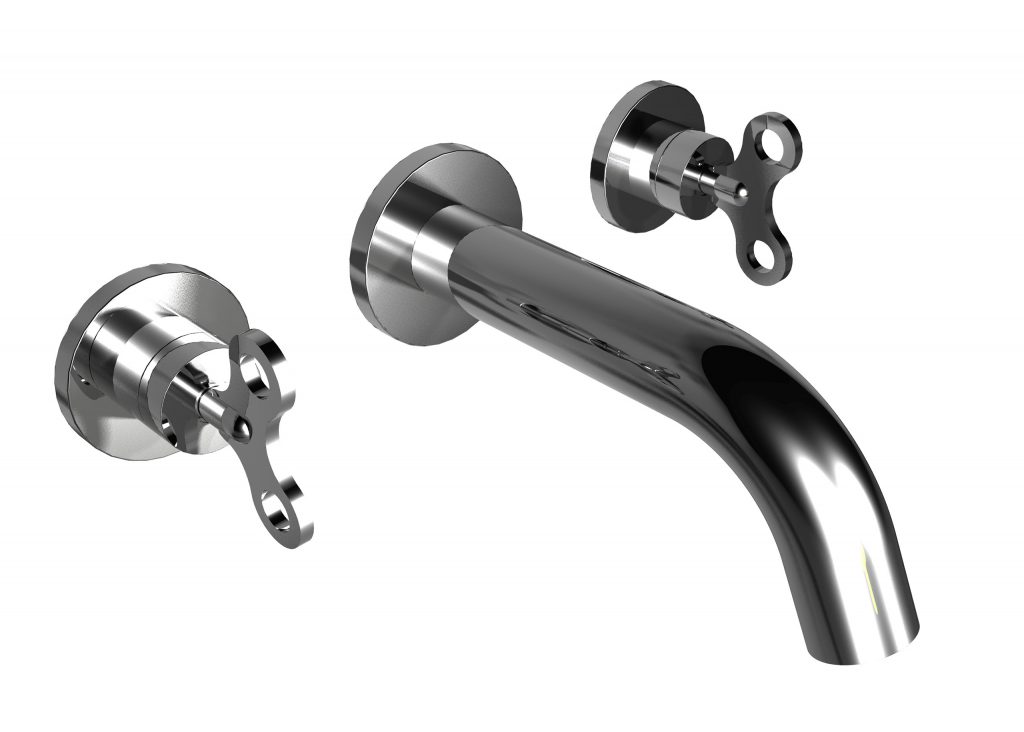 BONGIO ACQUACARICA ONLY EXTERNAL PARTS Washbasin mixer inc. mouth 194 mm on 9768/AC