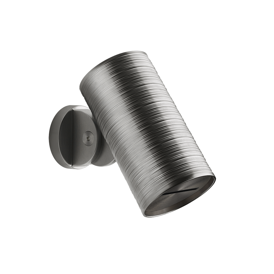 GESSI TRAME adjustable wall-mounted anti-limescale shower head. Waterfall function.