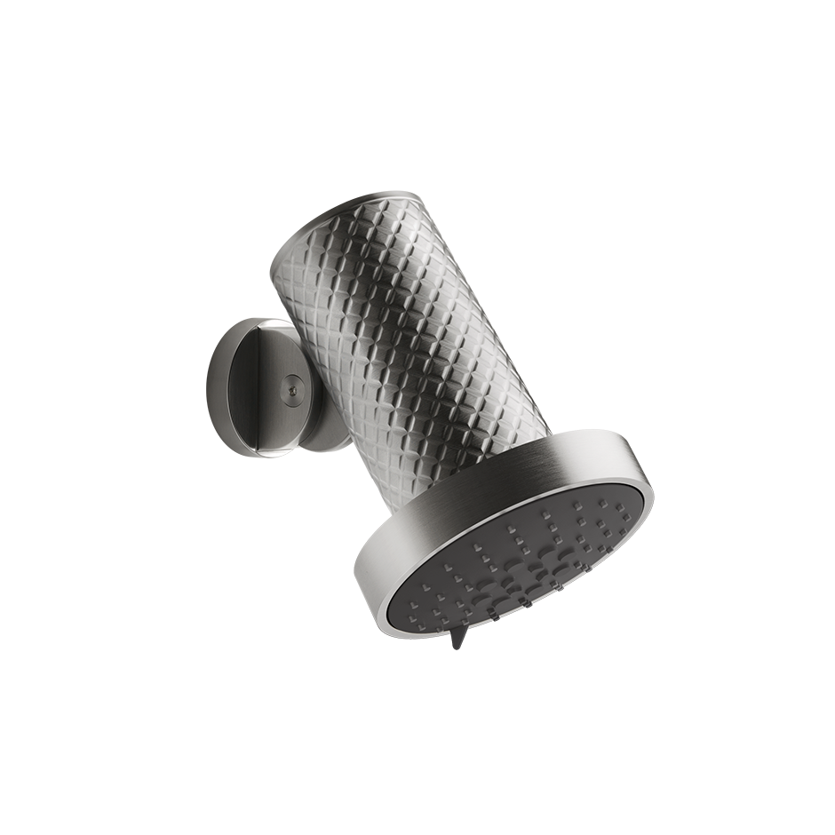 GESSI INTRECCIO adjustable wall-mounted anti-limescale shower head. RAIN/SPRAY/MASSAGE function