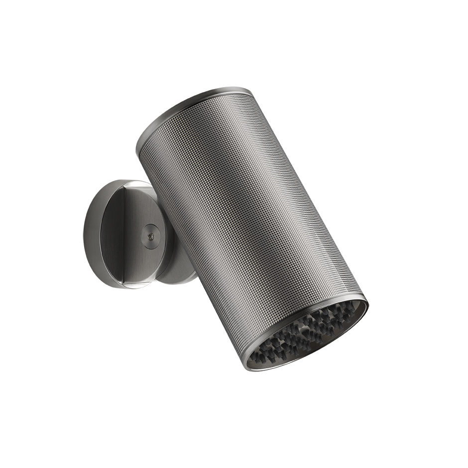 GESSI Anti-limescale shower head Wall-mounted adjustable shower DIAMANTATO. Rain function.