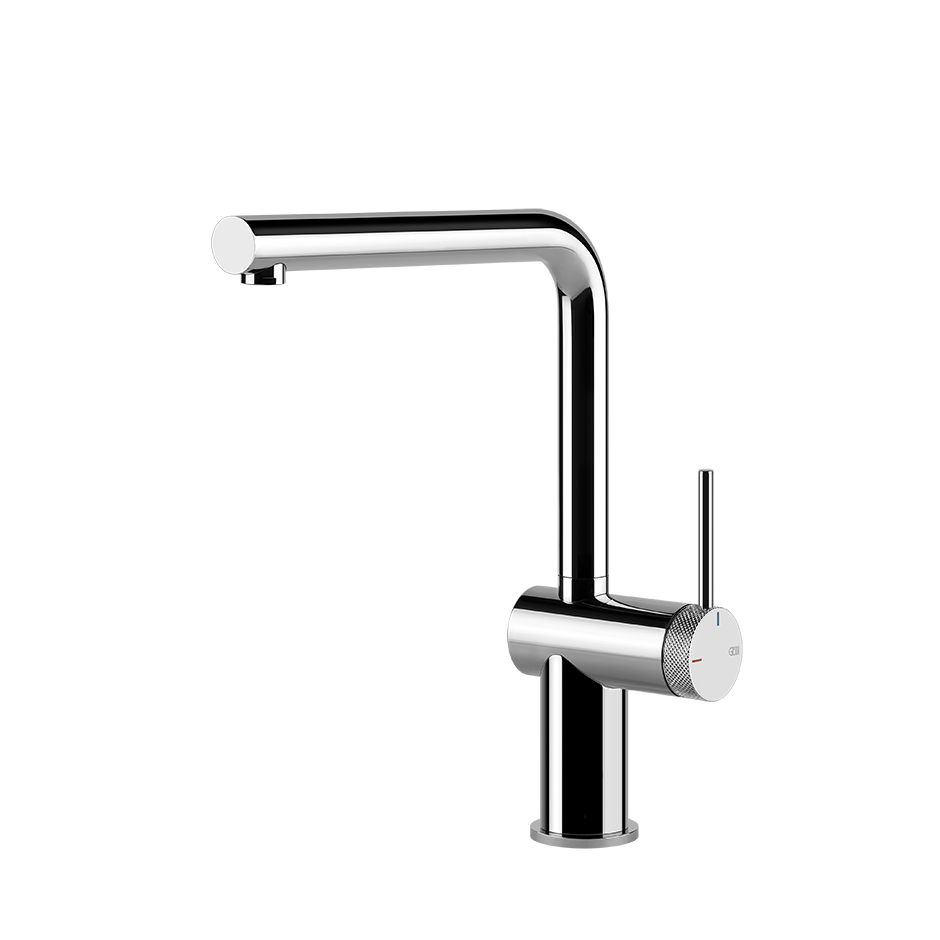 GESSI INEDITO - GODRONATO Single-lever swivel mixer