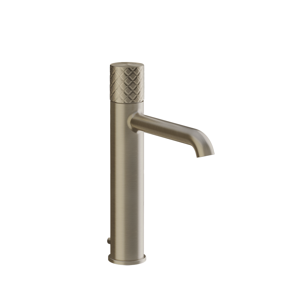 GESSI Medium basin mixer with waste and flexible connection hoses. INTRECCIO