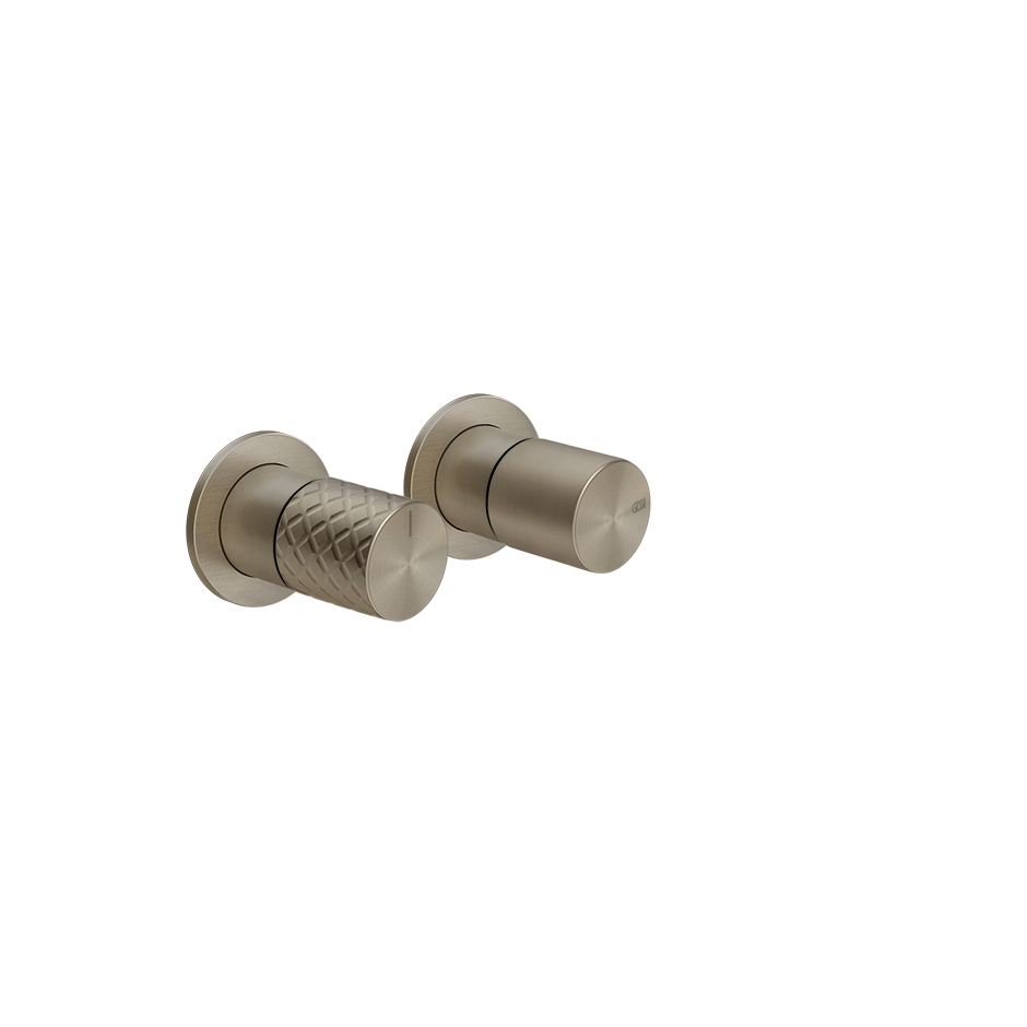 GESSI External part of wall-mounted 2-way shower mixer with diverter. INTRECCIO