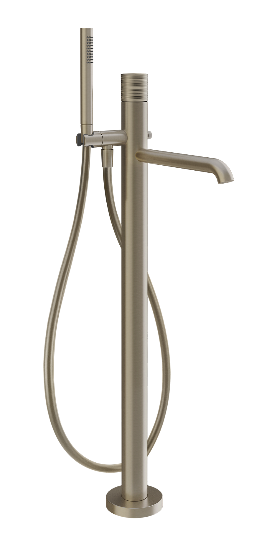 GESSI External part of floor-standing bath mixer with automatic diverter. TRAME