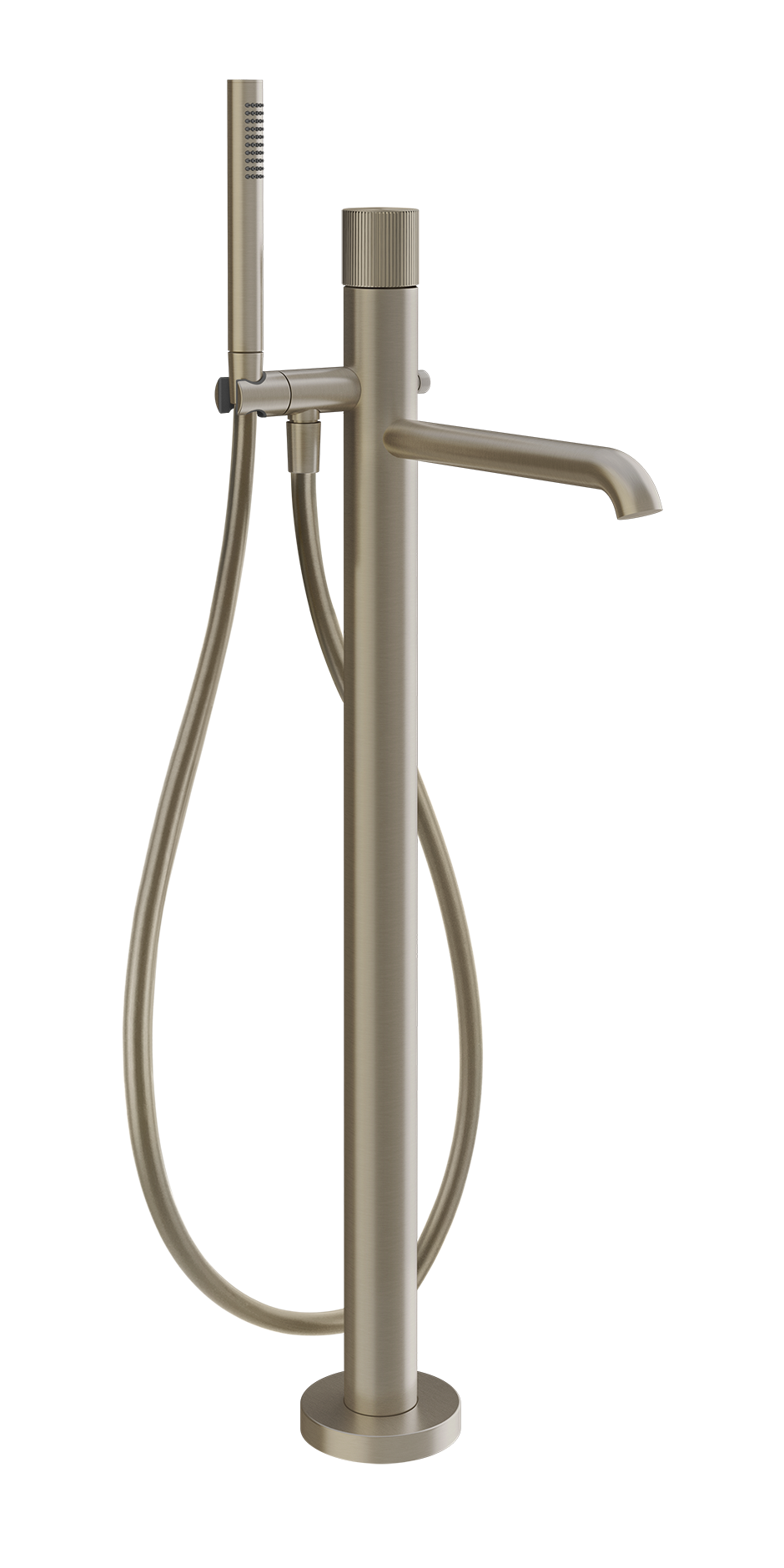 GESSI External part of floor-standing bath mixer with automatic diverter. RIGATO