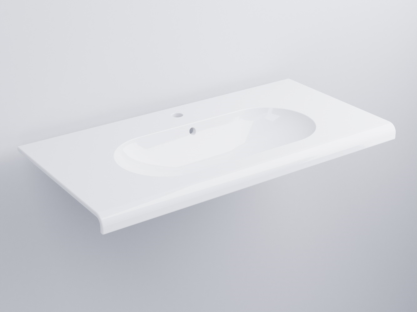 CIELO WALL-MOUNTED WASHBASIN 100