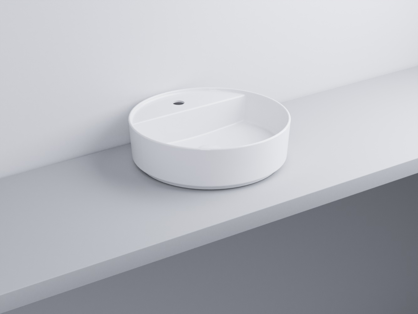 CIELO ROUND SINGLE HOLE WASHBASIN