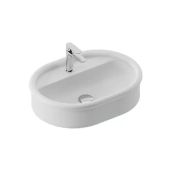THE.ARTCERAM BRERA COUNTERTOP WASHBASIN 60X40 / WITHOUT DECORATION DECORATION