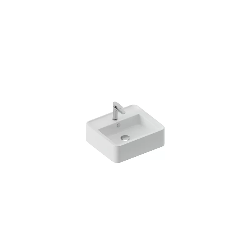 THE.ARTCERAM RODOLFO WASHBASIN 40X38 WALL-HUNG / COUNTERTOP / SANIGLAZE