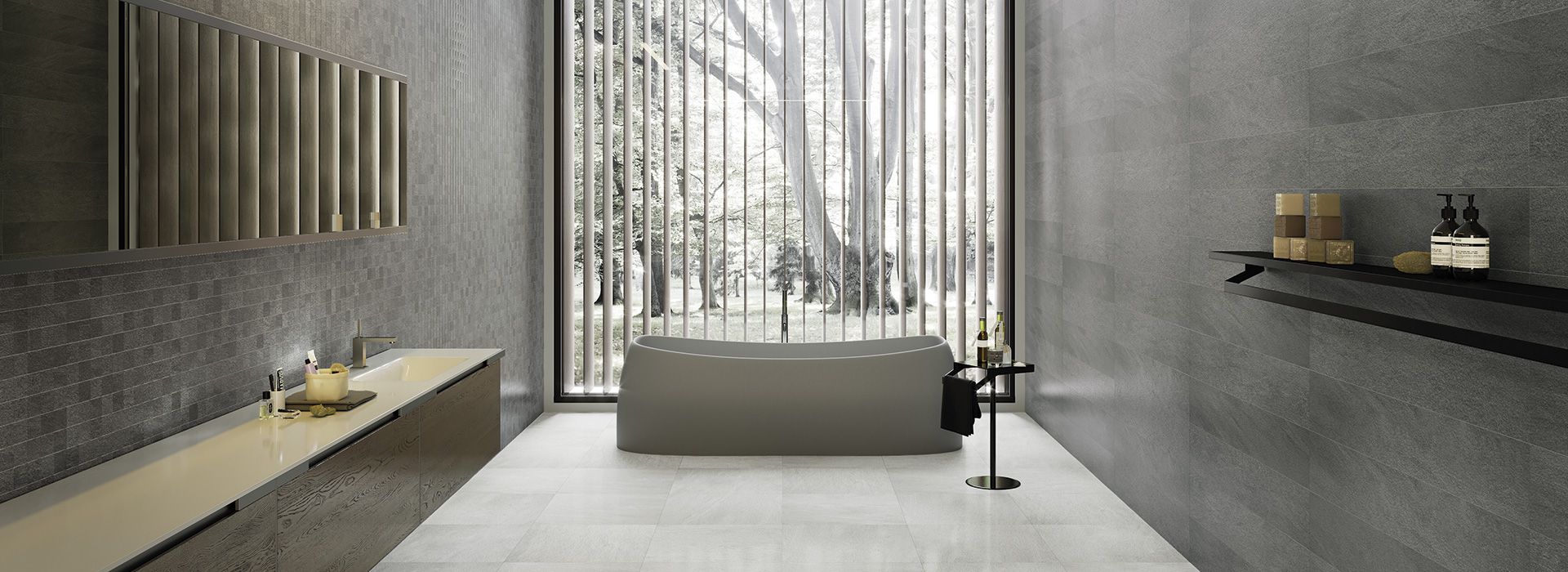 IRIS FMG PIETRE QUARZITE ANTRACITE SQ. 60X60
