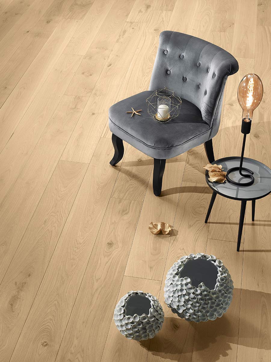 ORIGINAL PARQUET EASY PLANCIA Rovere 'Rustica' Invisibile mm.10x150x1000
