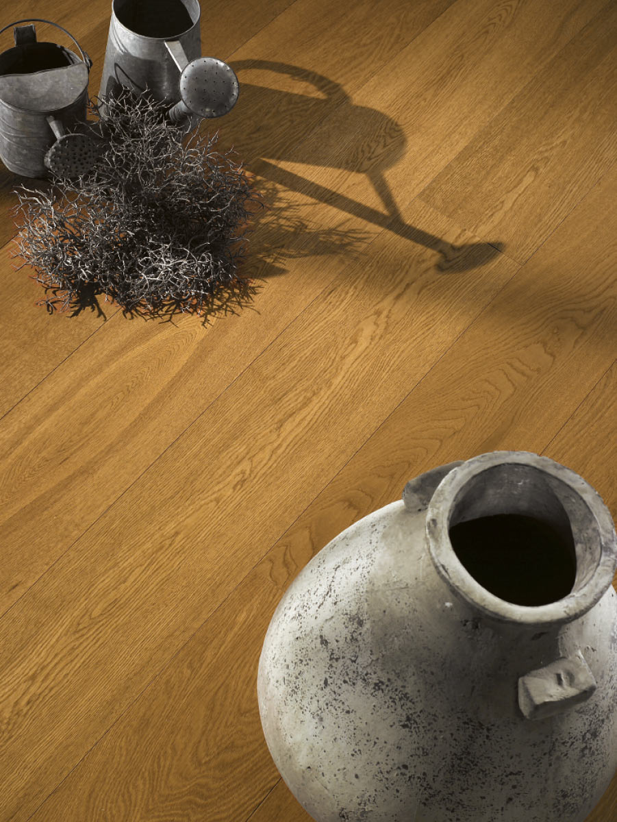 ORIGINAL PARQUET EASY PLANCIA Rovere 'Rustica' Noce Miele  mm 10x150x1400
