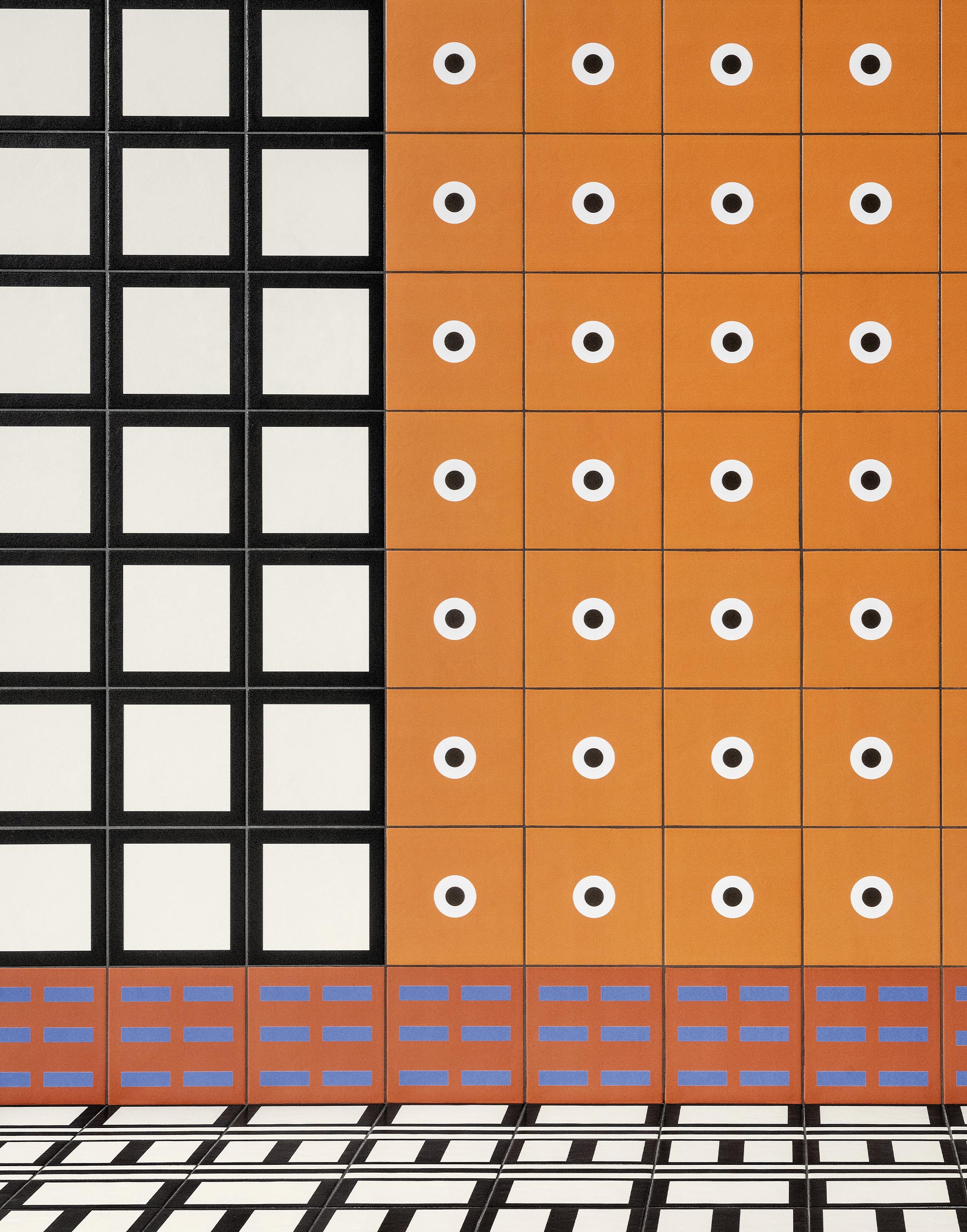 MUTINA MARGHERITA SQUARE BLACK 20,5x20,5