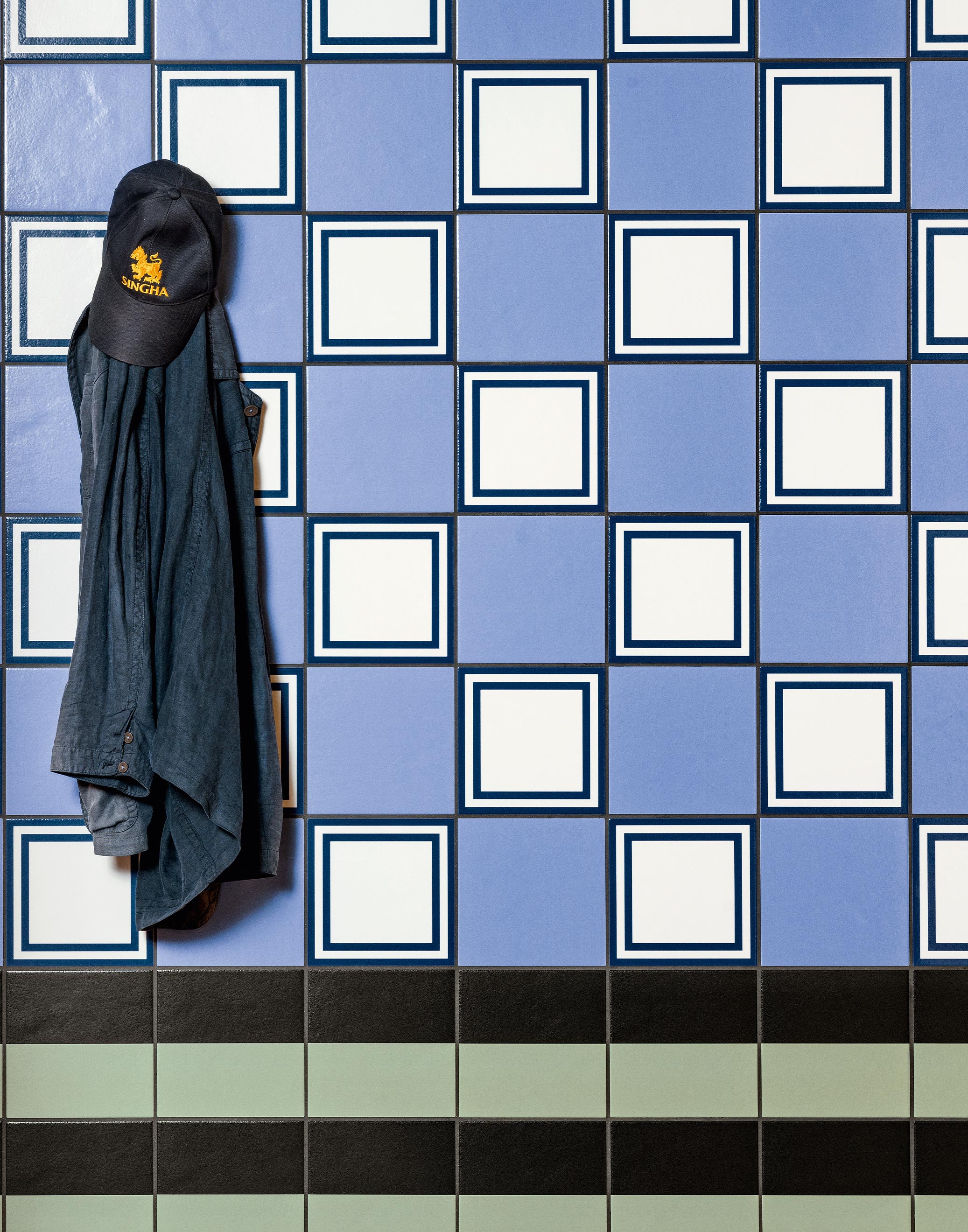 MUTINA MARGHERITA SQUARE BLUE 20,5x20,5