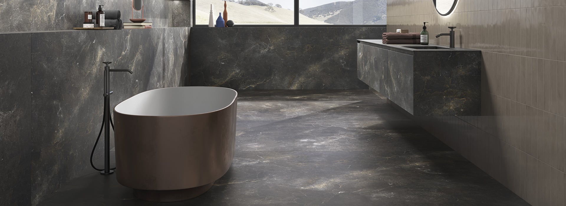 IRIS FMG MYSTIC BLACK NATURALE SQ.150X75
