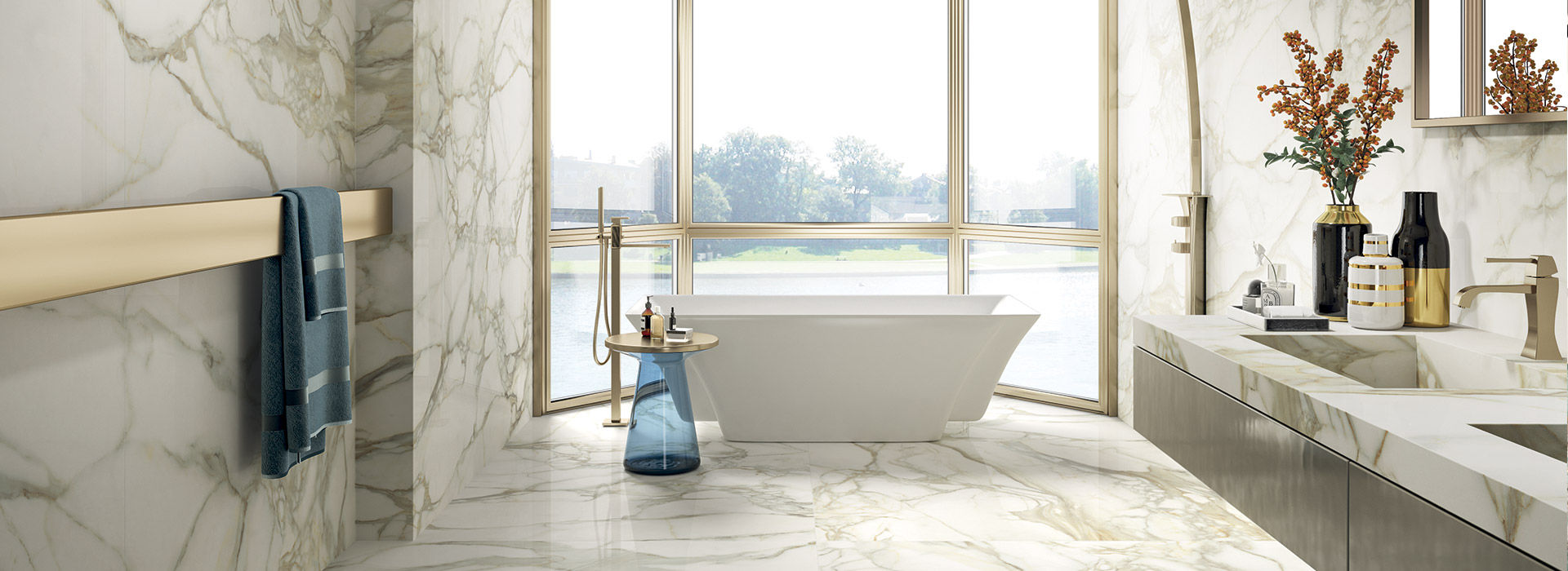 IRIS FMG CALACATTA ORO LUCIDATO SQ.150X150