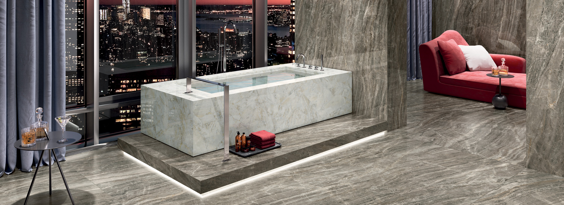 IRIS FMG NUVOLATO GRIGIO LUCIDATO SQ.150X150