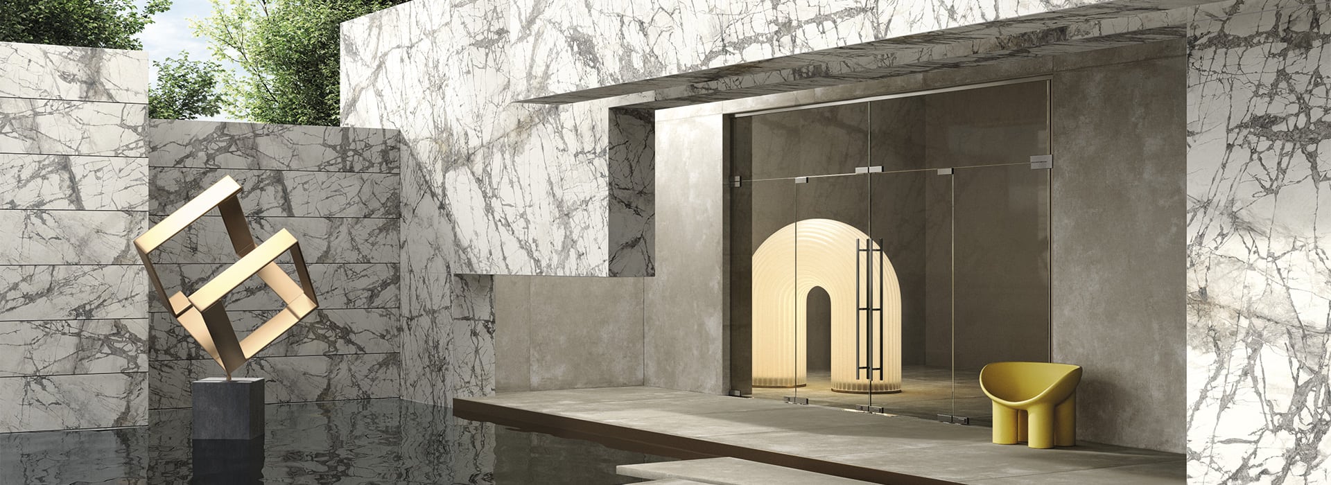IRIS FMG CALACATTA GREY PRELUCIDATO SQ.150X150