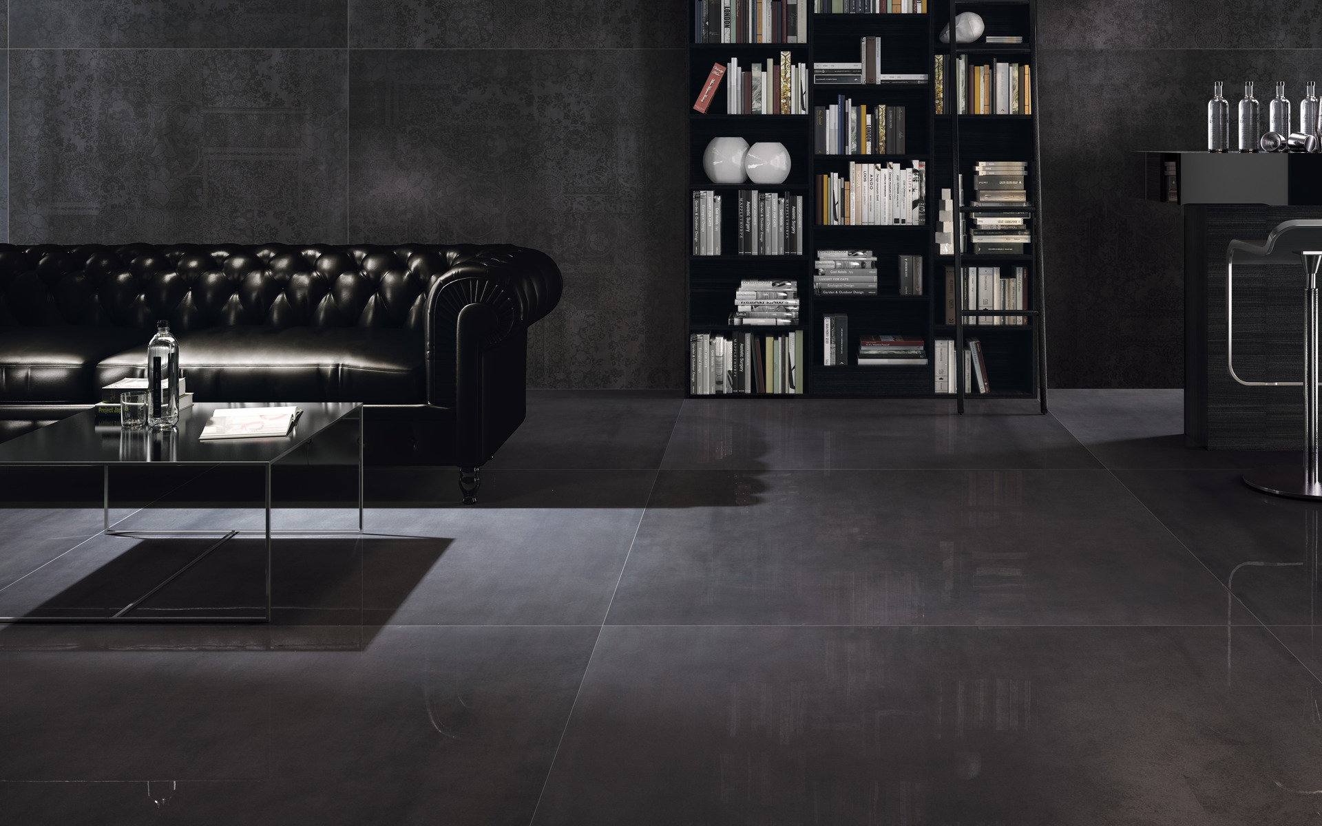 IRIS FMG HILITE METAL XXL BLACK CHROME SQ. 150X150