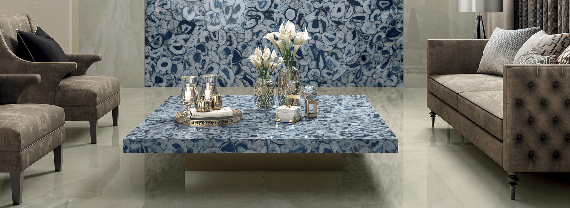 IRIS FMG AGATA BLU LUCIDATO SQ.300X150
