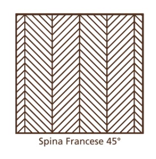 ORIGINAL PARQUET Spina Francese Rovere'Rustica' Fumo di Londra mm.10x70x420
