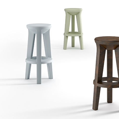 PLUST FOOTSTOOL FROZEN QUADRO